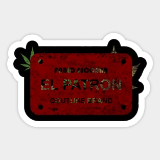 EL PATRON - RED Sticker